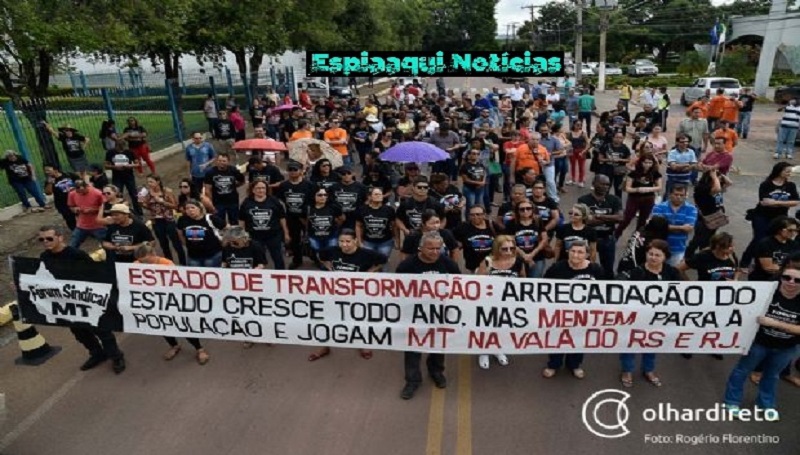 Sindicalistas cobram RGA e não descartam greve geral na semana que vem Sindicalistas cobram RGA e não descartam greve geral na semana que vem